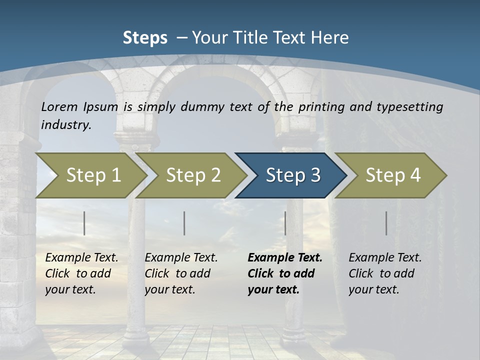 Palace Antique Europe PowerPoint Template