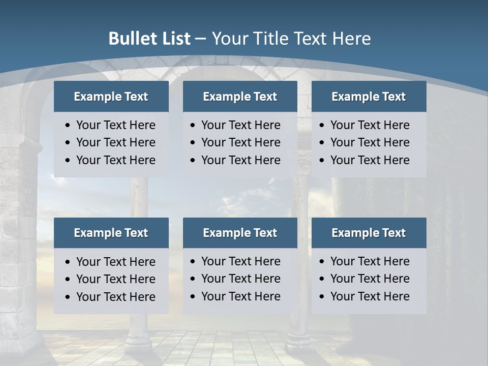 Palace Antique Europe PowerPoint Template