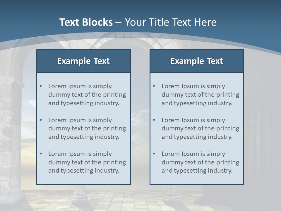 Palace Antique Europe PowerPoint Template
