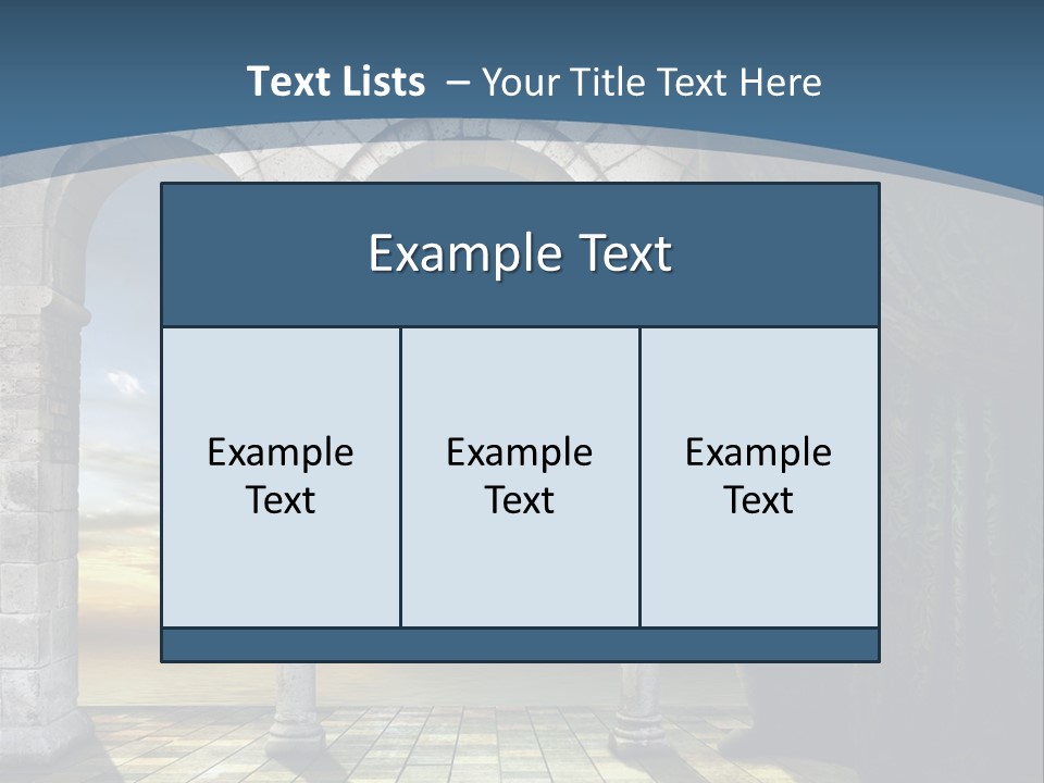 Palace Antique Europe PowerPoint Template