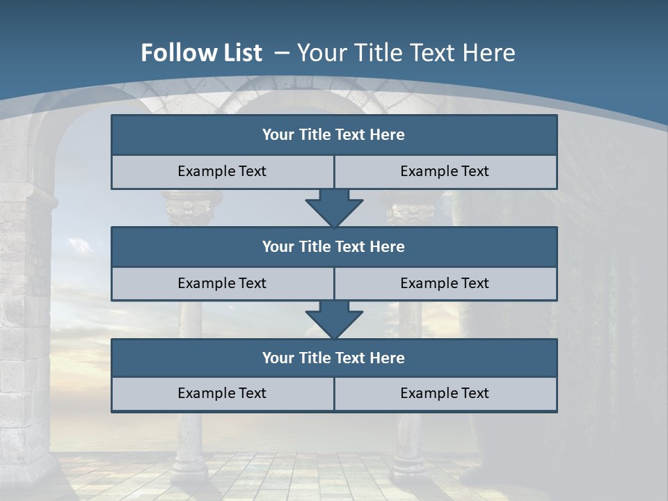 Palace Antique Europe PowerPoint Template