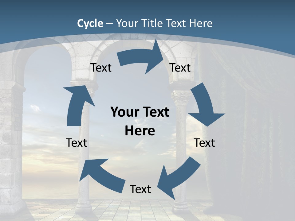 Palace Antique Europe PowerPoint Template