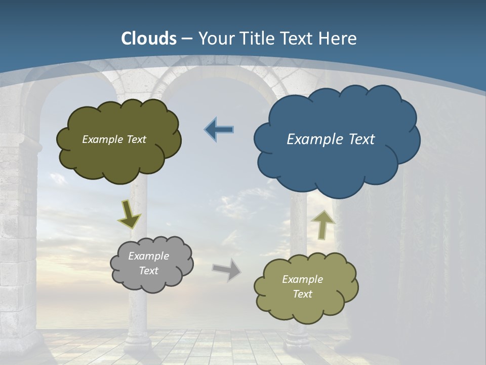 Palace Antique Europe PowerPoint Template