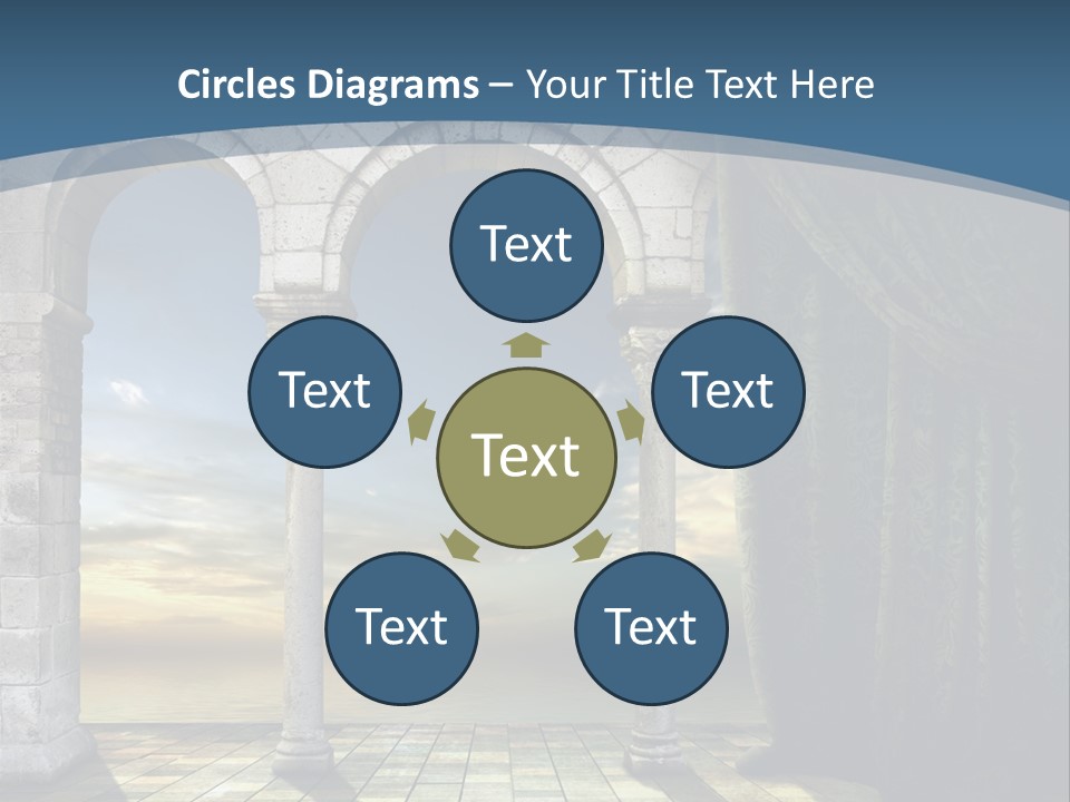 Palace Antique Europe PowerPoint Template