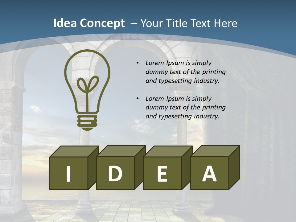 Palace Antique Europe PowerPoint Template