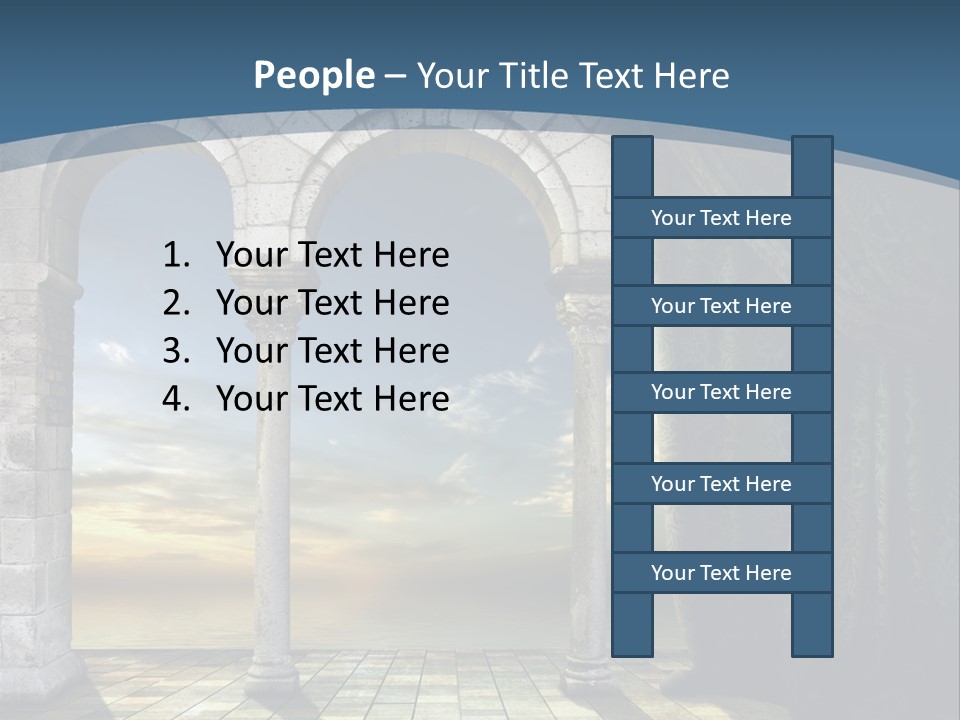 Palace Antique Europe PowerPoint Template