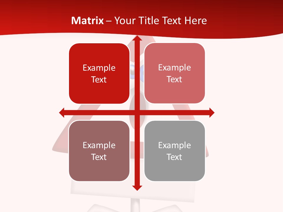 Ban Triangle Character PowerPoint Template