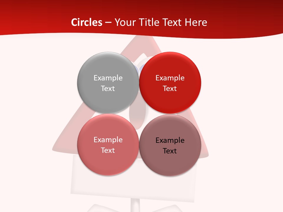 Ban Triangle Character PowerPoint Template