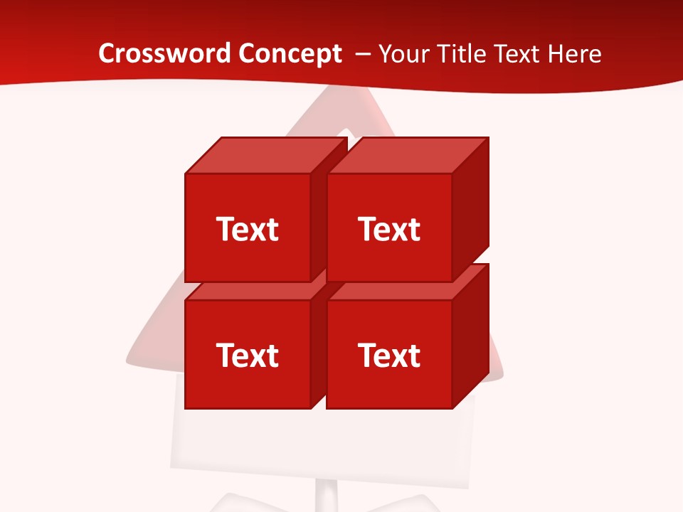 Ban Triangle Character PowerPoint Template