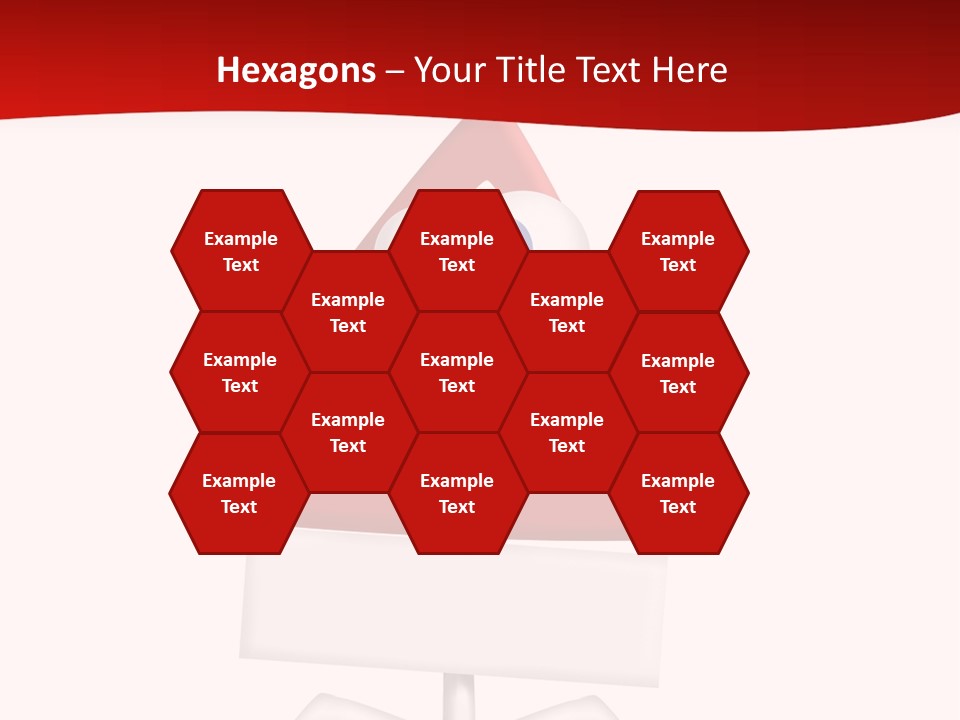 Ban Triangle Character PowerPoint Template