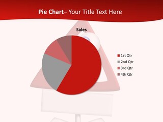 Ban Triangle Character PowerPoint Template