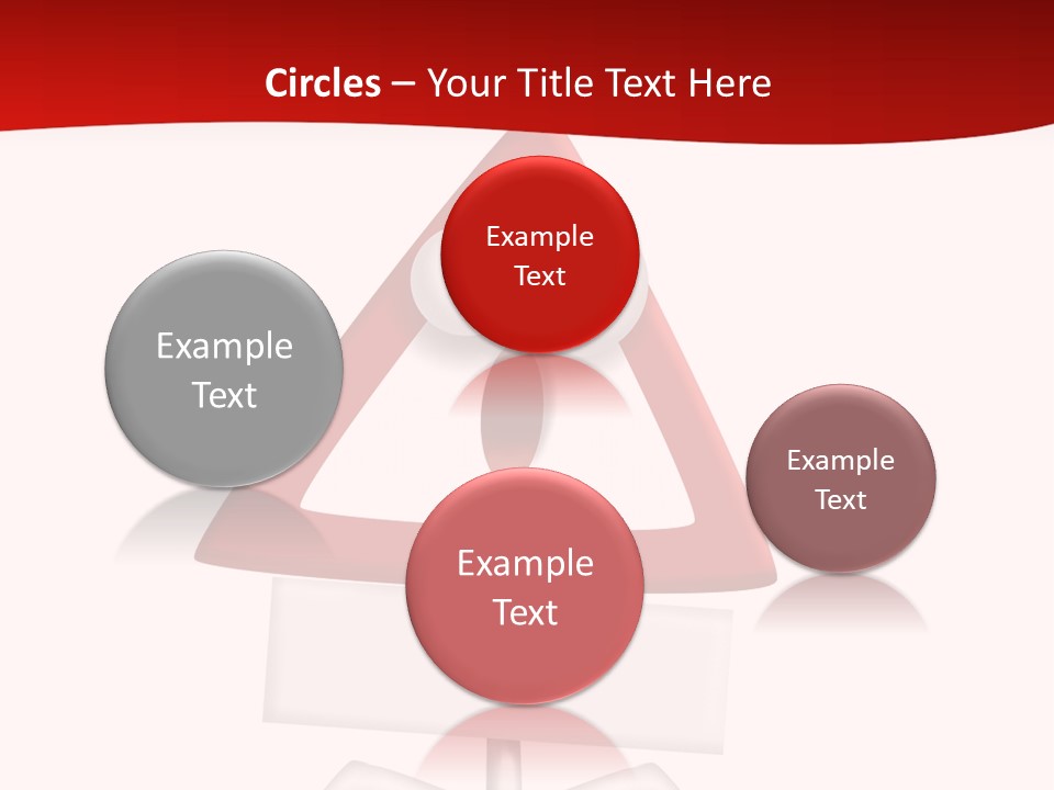 Ban Triangle Character PowerPoint Template