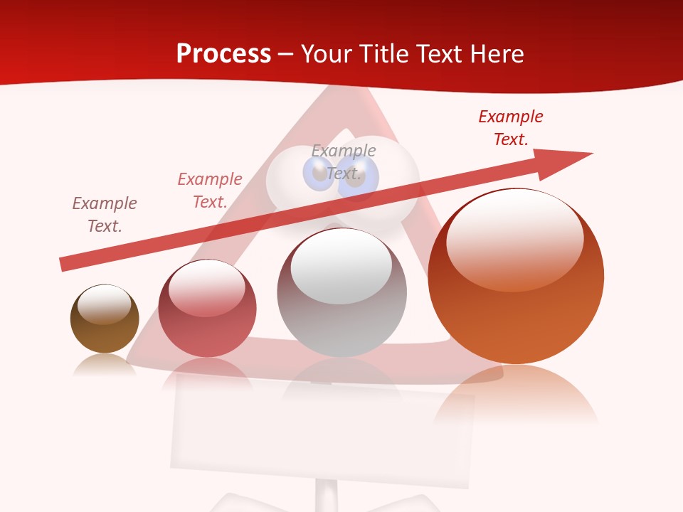 Ban Triangle Character PowerPoint Template