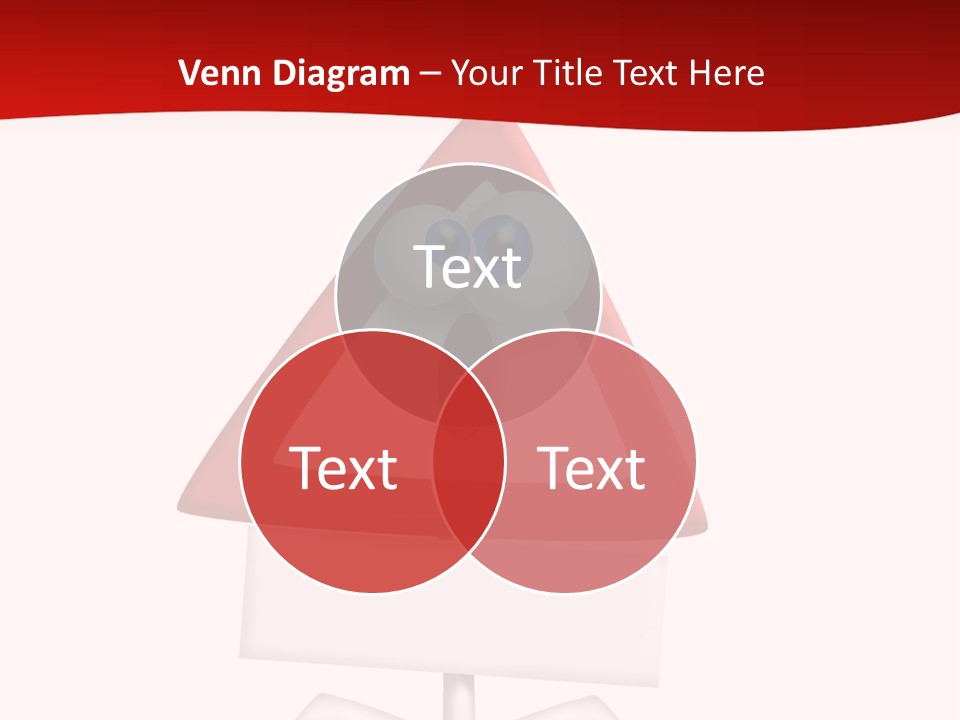 Ban Triangle Character PowerPoint Template