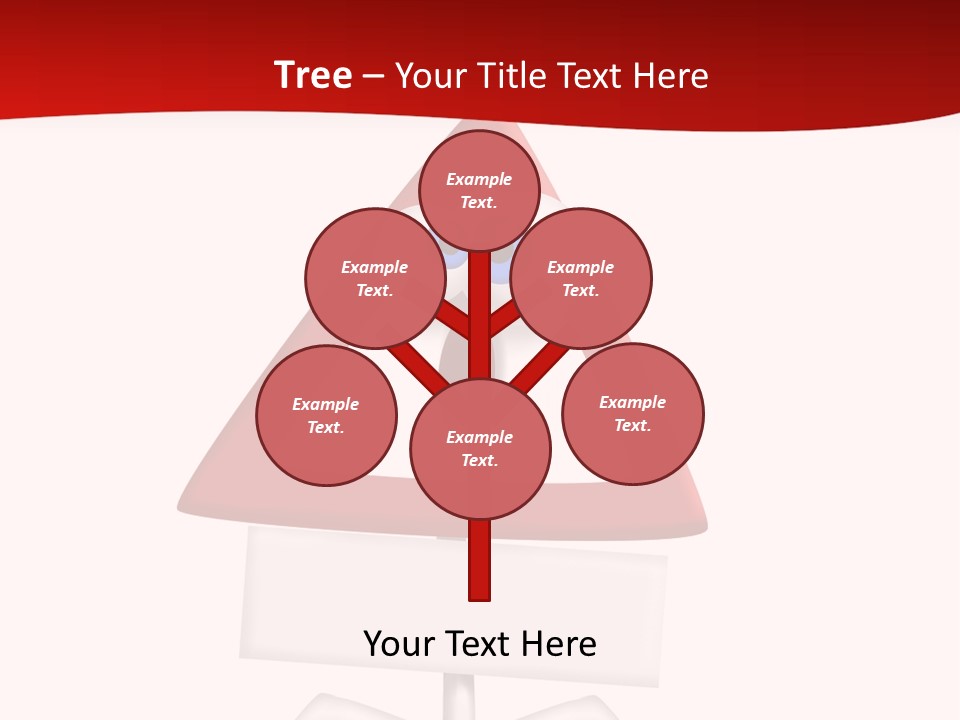 Ban Triangle Character PowerPoint Template