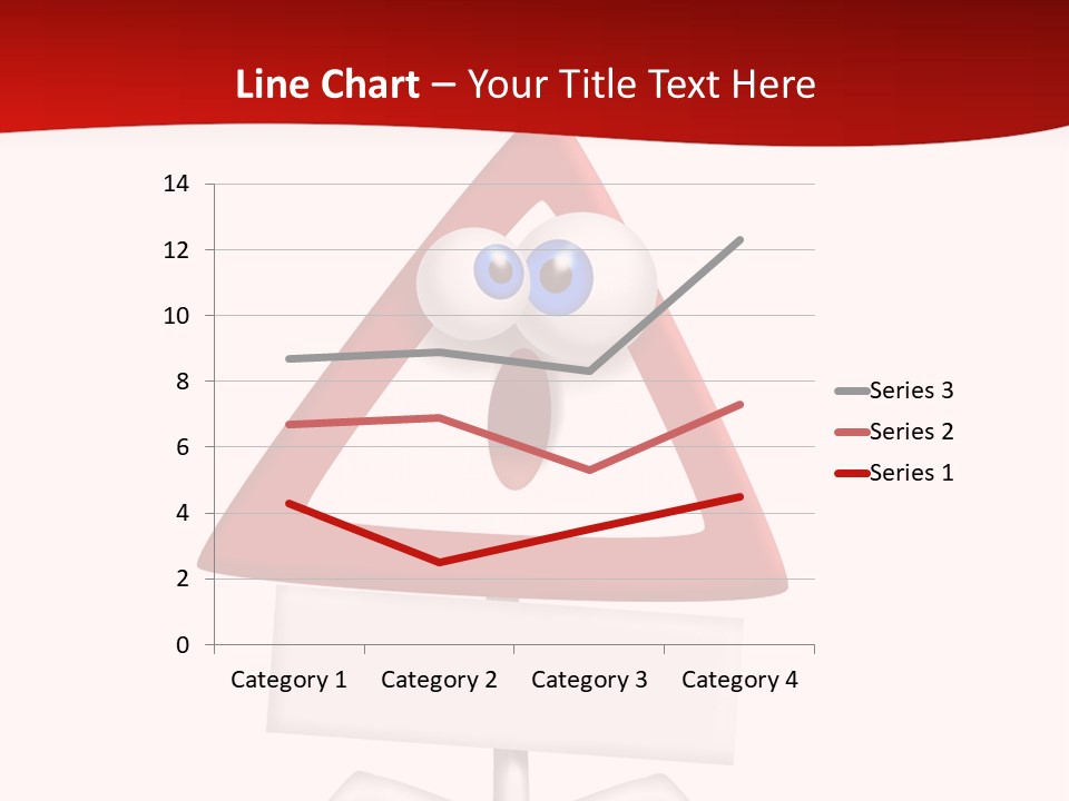 Ban Triangle Character PowerPoint Template