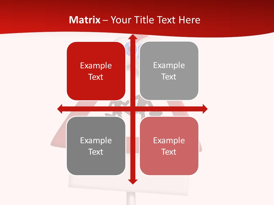 Cross Sign Halt PowerPoint Template