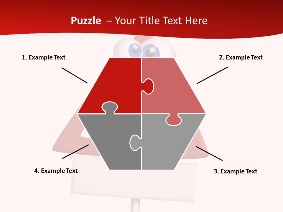 Cross Sign Halt PowerPoint Template
