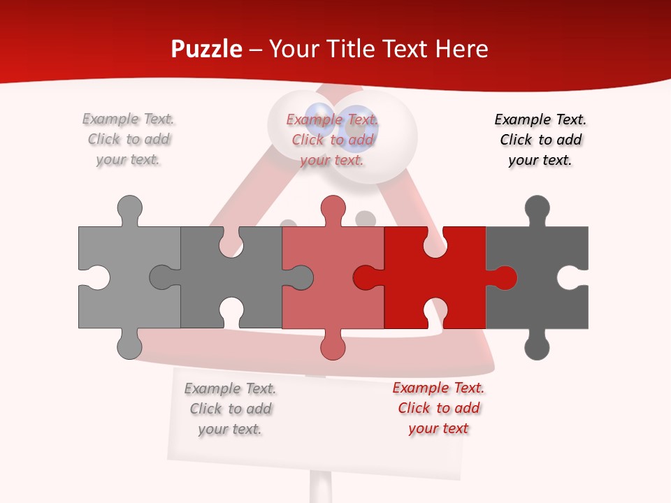 Cross Sign Halt PowerPoint Template