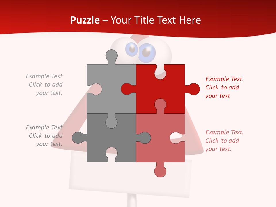 Cross Sign Halt PowerPoint Template