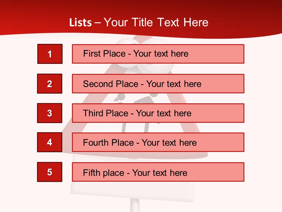 Cross Sign Halt PowerPoint Template