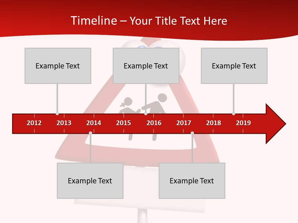 Cross Sign Halt PowerPoint Template
