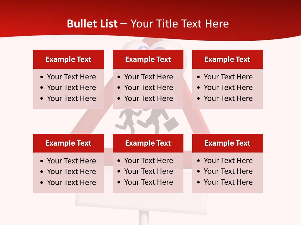 Cross Sign Halt PowerPoint Template