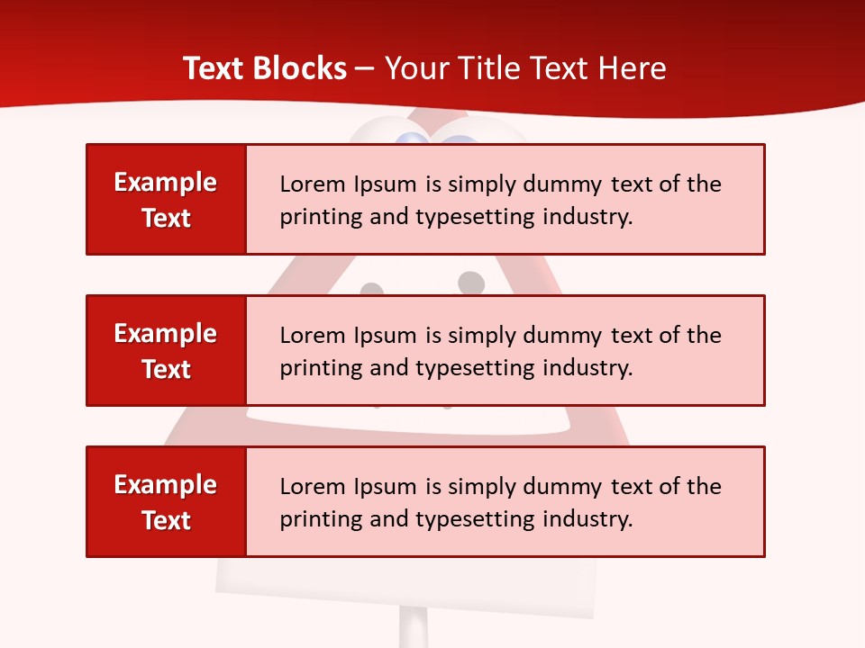 Cross Sign Halt PowerPoint Template