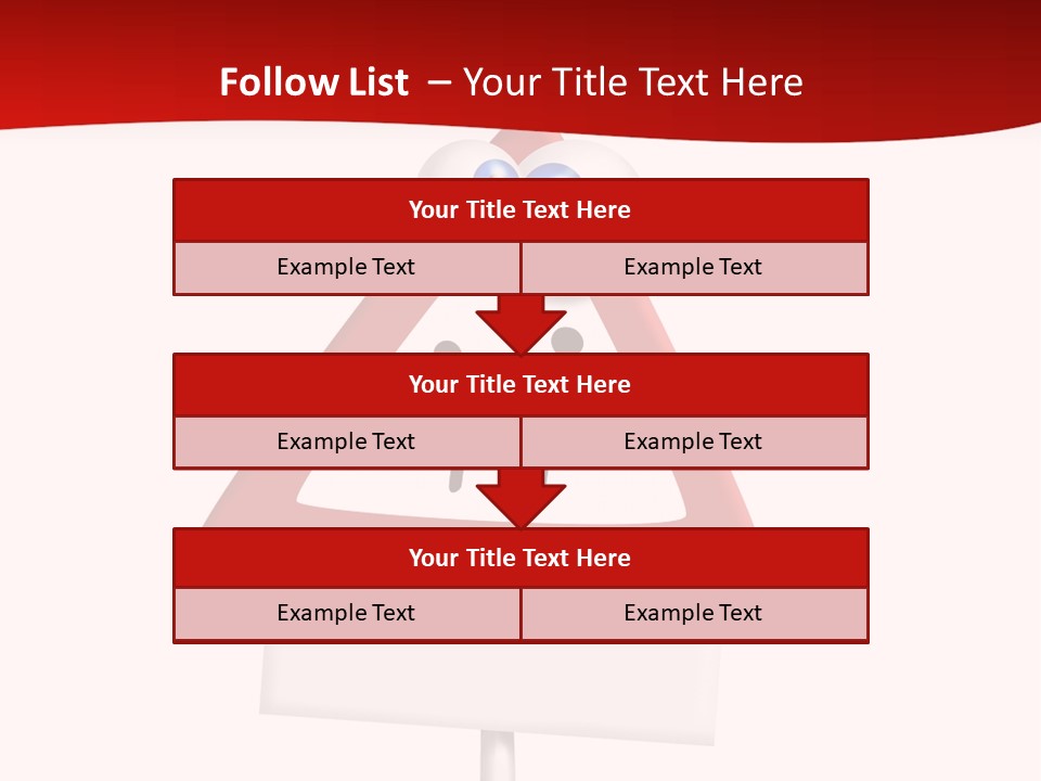 Cross Sign Halt PowerPoint Template