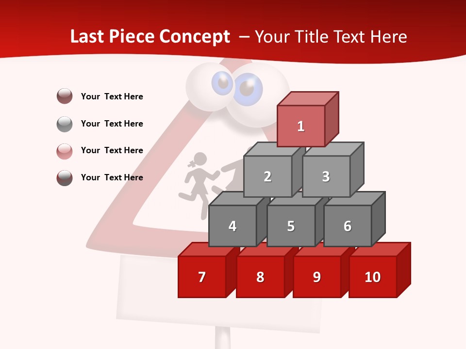 Cross Sign Halt PowerPoint Template