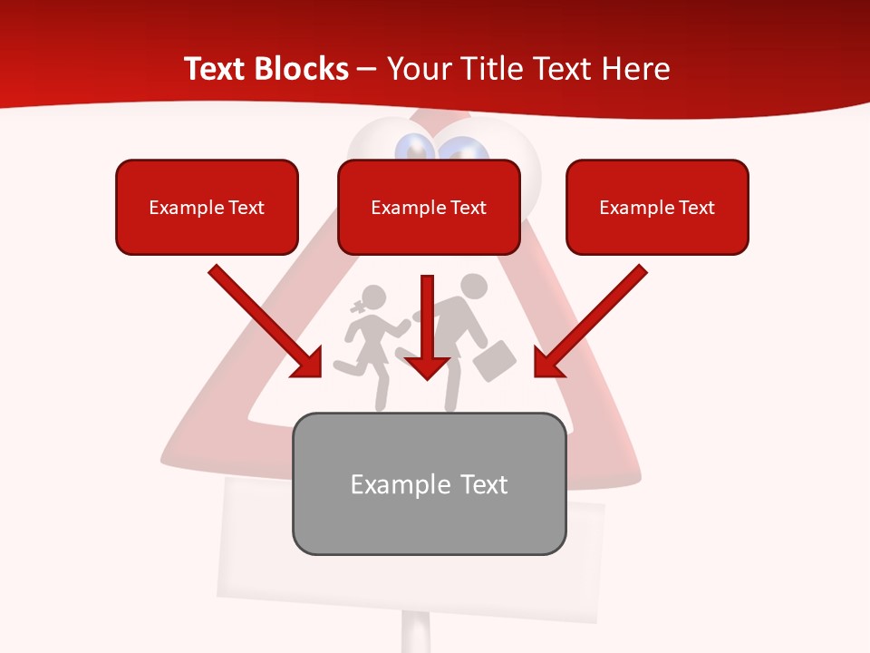 Cross Sign Halt PowerPoint Template