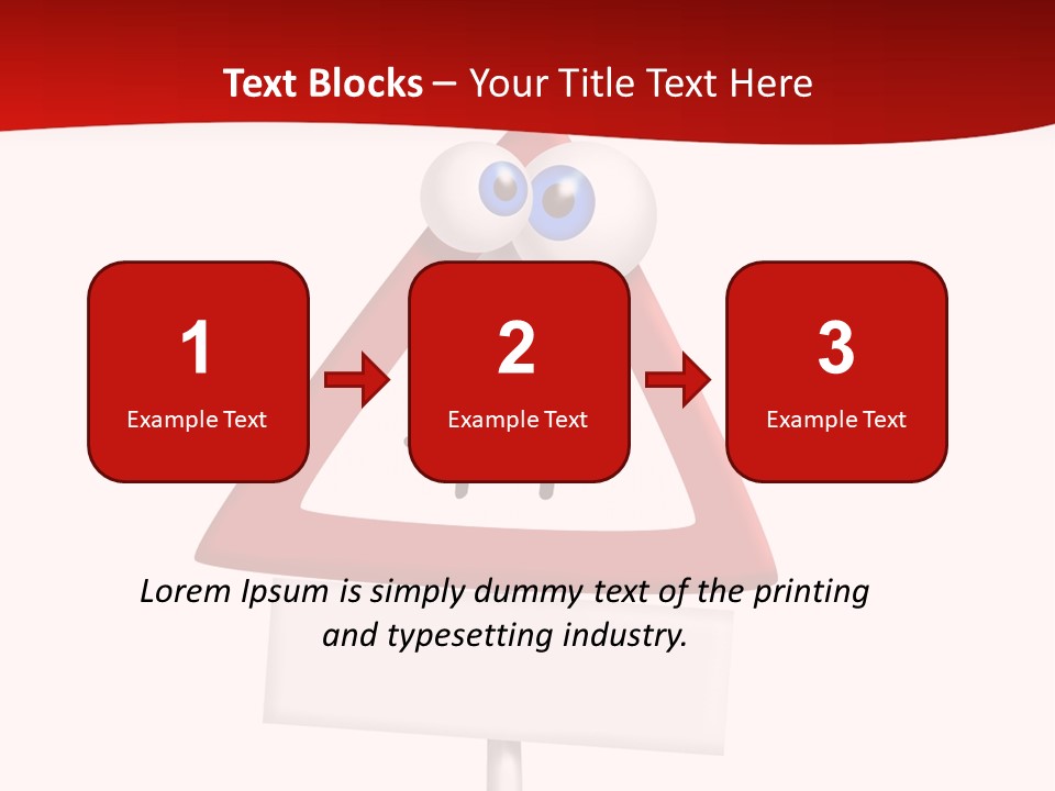 Cross Sign Halt PowerPoint Template