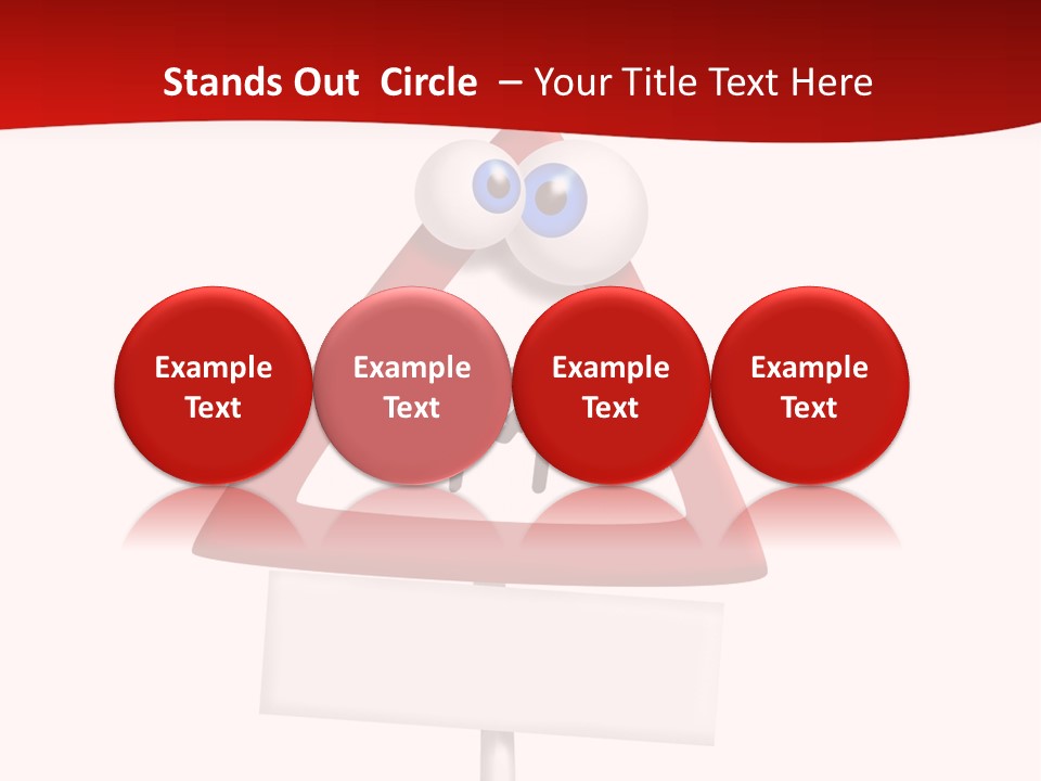 Cross Sign Halt PowerPoint Template