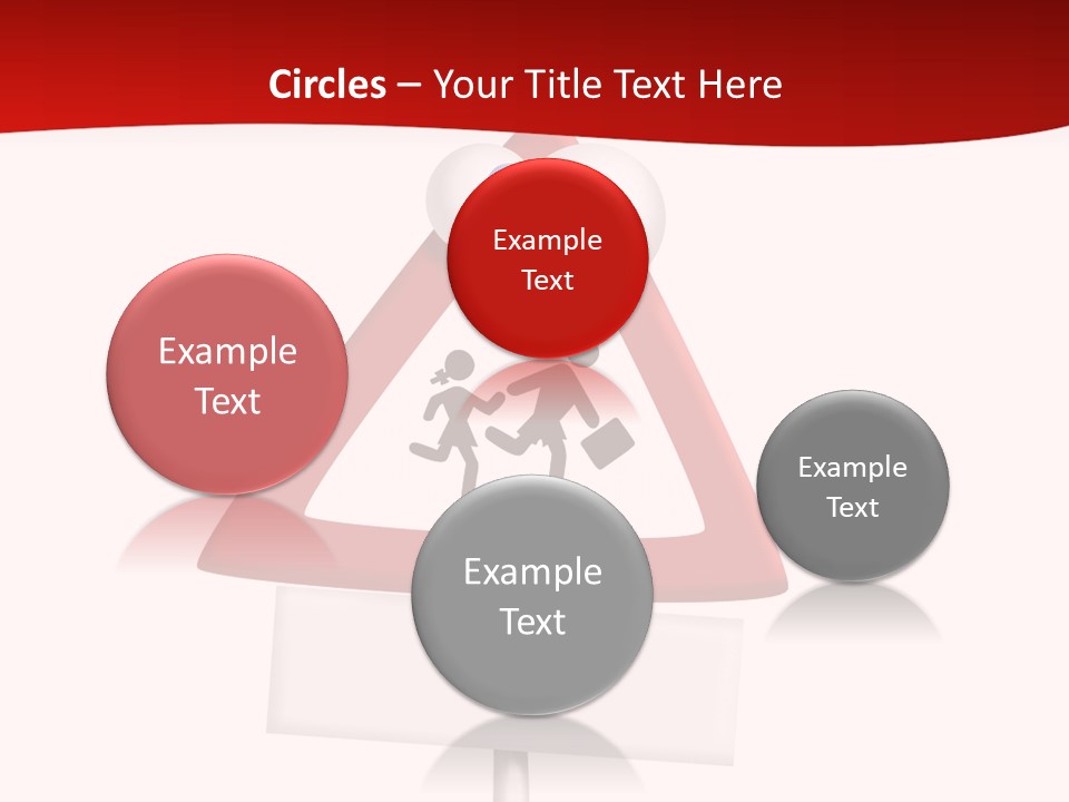 Cross Sign Halt PowerPoint Template