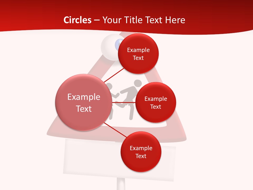 Cross Sign Halt PowerPoint Template