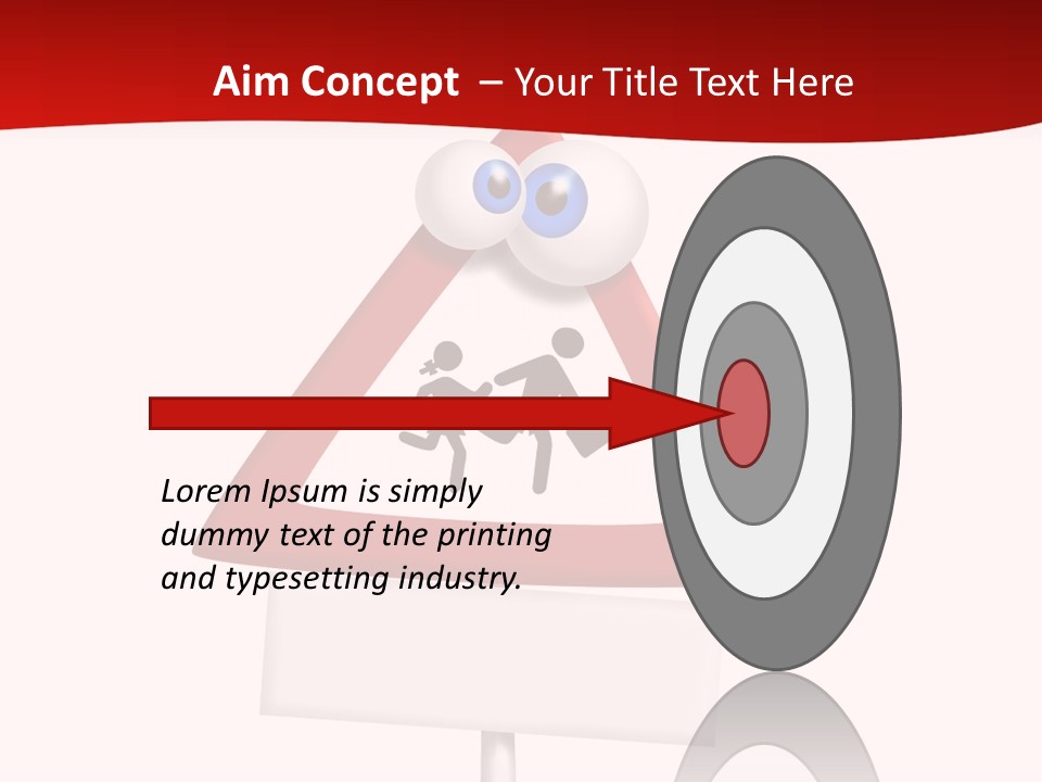 Cross Sign Halt PowerPoint Template