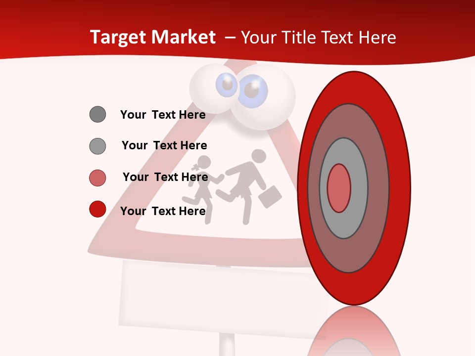 Cross Sign Halt PowerPoint Template