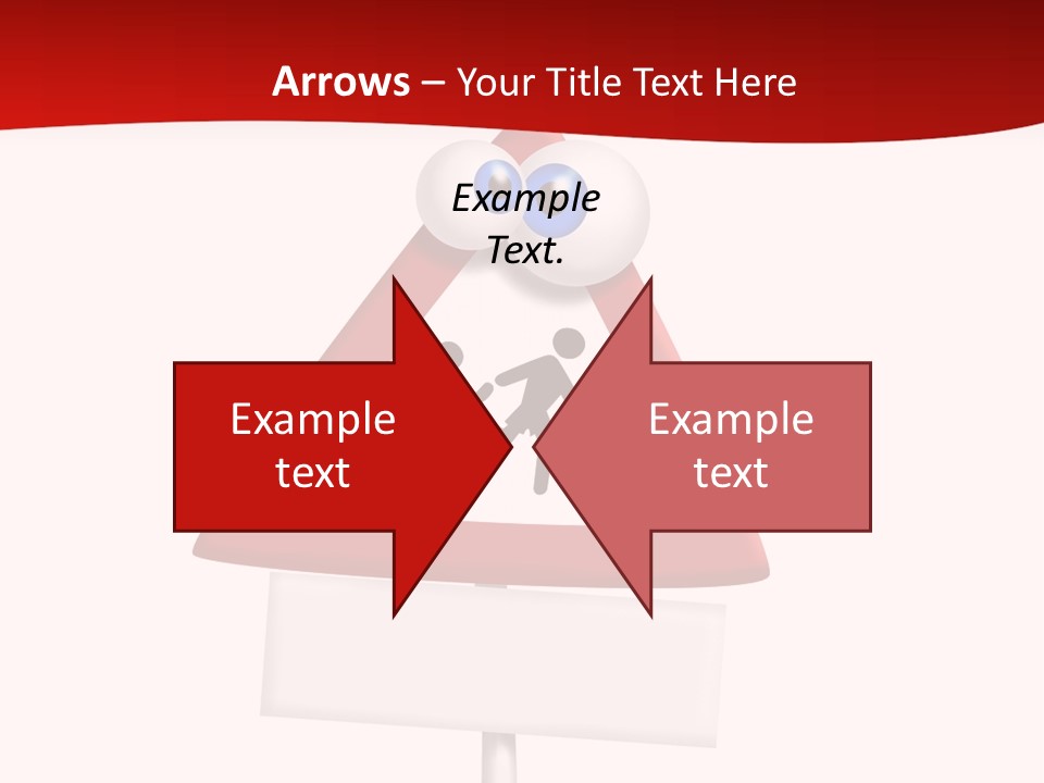 Cross Sign Halt PowerPoint Template