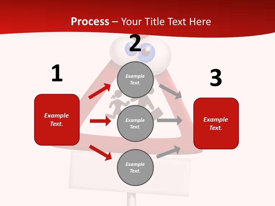 Cross Sign Halt PowerPoint Template
