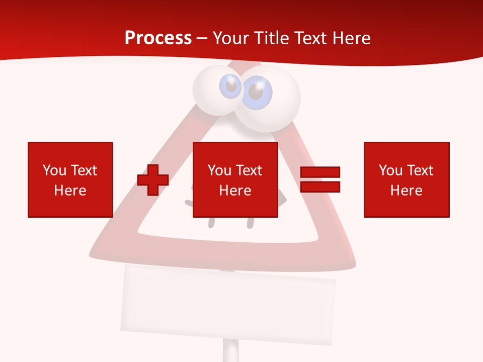 Cross Sign Halt PowerPoint Template