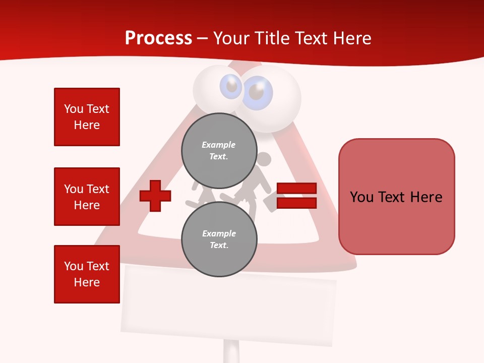 Cross Sign Halt PowerPoint Template