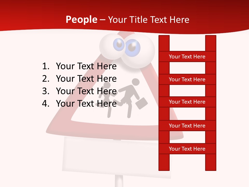 Cross Sign Halt PowerPoint Template
