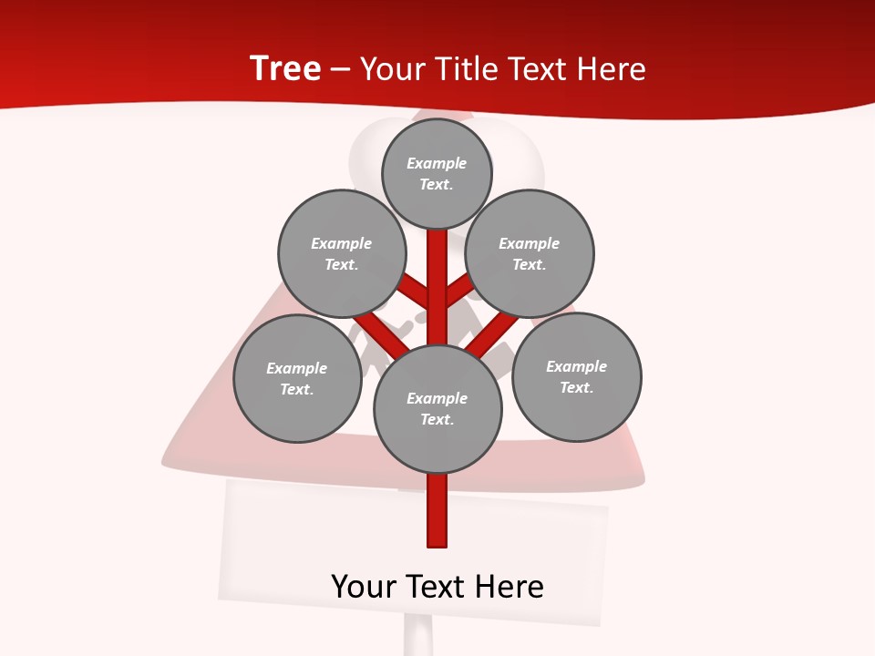 Cross Sign Halt PowerPoint Template