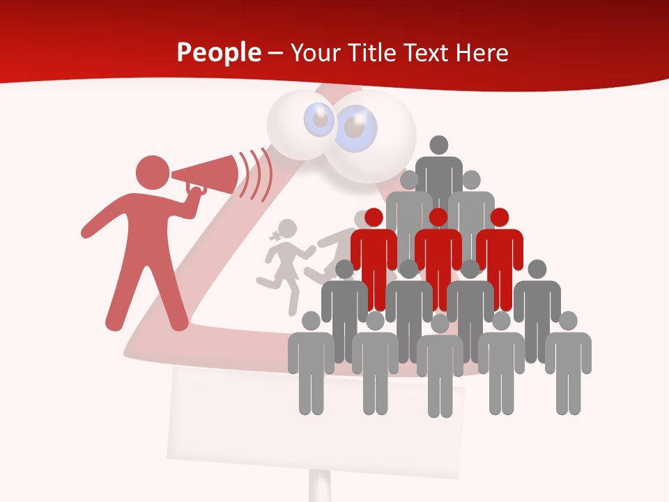 Cross Sign Halt PowerPoint Template