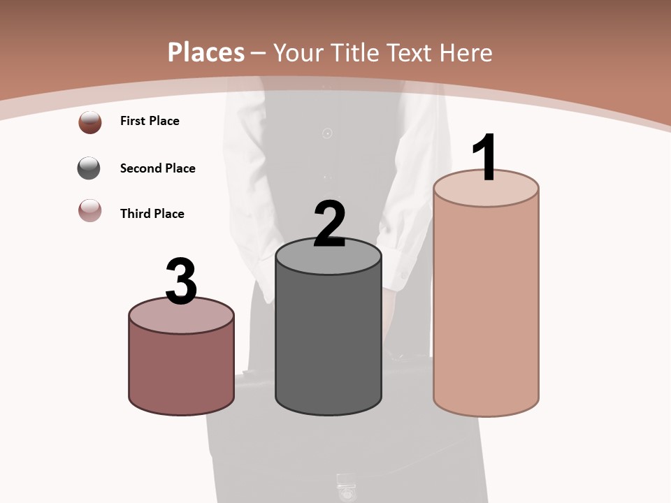 Office Modern Person PowerPoint Template