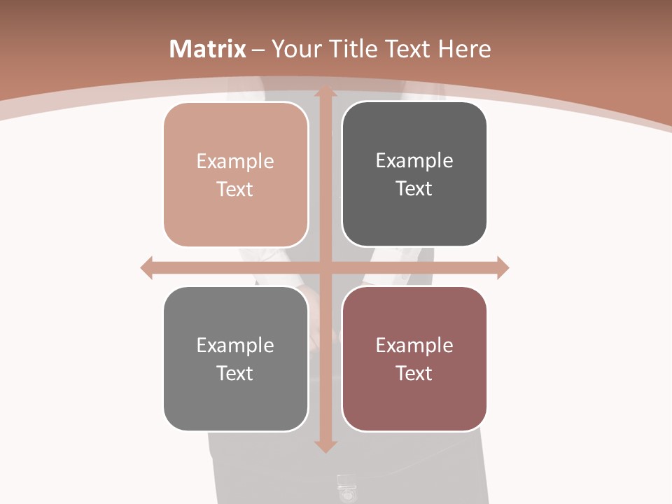 Office Modern Person PowerPoint Template