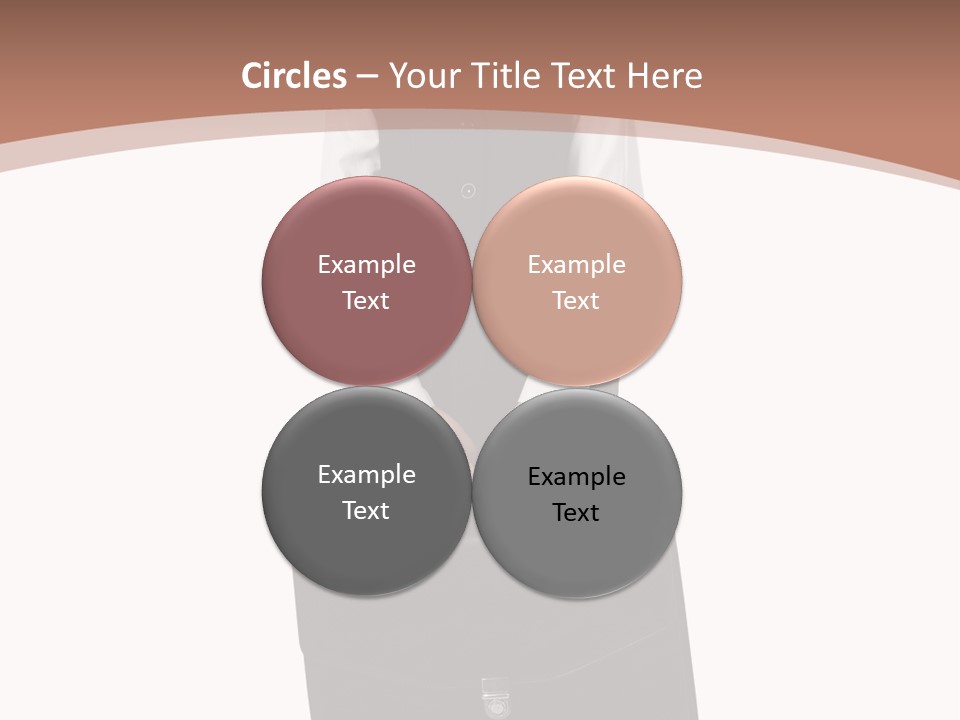 Office Modern Person PowerPoint Template