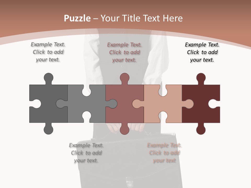 Office Modern Person PowerPoint Template