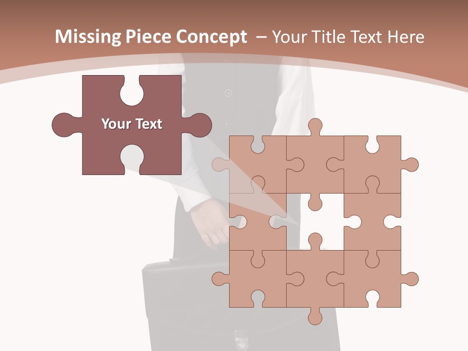 Office Modern Person PowerPoint Template