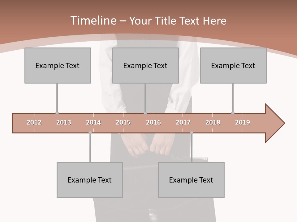 Office Modern Person PowerPoint Template